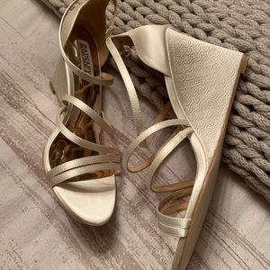 Badgley Mishka Bridal Wedges